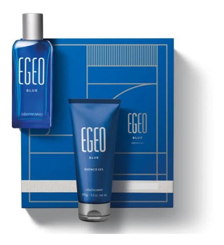 Kit Presente Egeo Blue: Colônia 50ml + Shower Gel 100g