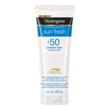 Protetor Solar Sun Fresh 200ml 50fps - Neutrogena