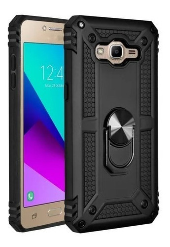 Funda Uso Rudo Anillo Magnetico Para Samsung