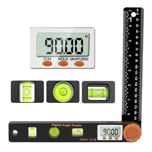 Inclinómetro Goniómetro Electrónico Digital Detector Ángulos