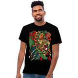 Playera Calavera Jaguar Mexicanas Diseño 10 Playeras Beloma