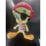 Peluche Piolín Pirata Looney Tunes Coleccion Original 23 Cms