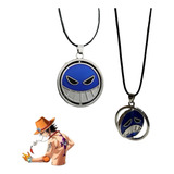 Collar Ace D Portgas One Piece Joyería Anime Luffy Cosplay 