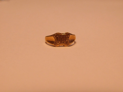 Anillo Oro 18 K Peso 1,7 Gramos Para Niña/o Diámetro 13 Mm. 