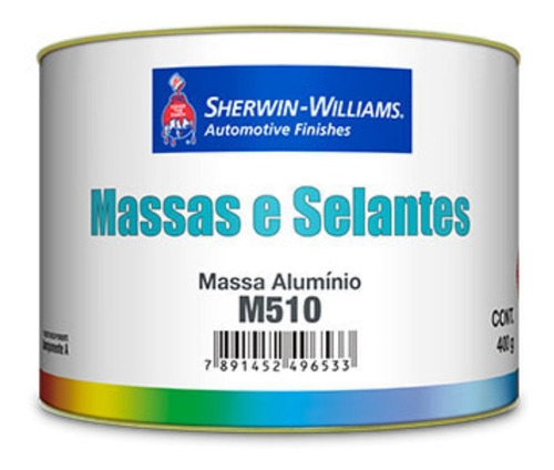 Masilla Aluminio M510 C/ Cata Auto Llantas Sherwin 400 Gr