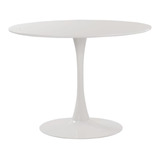 Mesa De Jantar Redonda Tulipa - Saarinen - 100 Cm - Branco