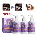 Espray De Limpieza De Dientes Para Mascotas, 3 Unidades, Amb