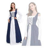 Qianyuyu Renaissance Costume Vestido Medieval Para Mujer