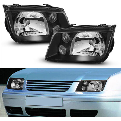 Headlights Headlamp Lh Rh For 1999-2005 Vw Jetta Bora Mk Aab