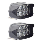 3x Moto Impermeable 12v Led Doble Faro Auxiliar Lámpara