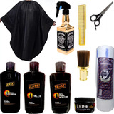  Insumos Para Barberia  Gold Sensei 10 Pzas Corte