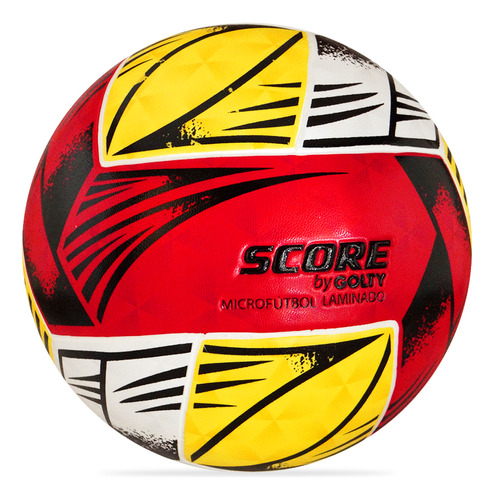 Balón Microfútbol Golty By Score Tribal-blanco Color Blanco