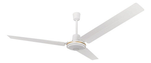 Ventilador De Techo 56' Voltech 46560 Cantidad De Aspas 3 Estructura Blanco Aspas Acero Diámetro 142 Cm Material De Las Aspas Acero