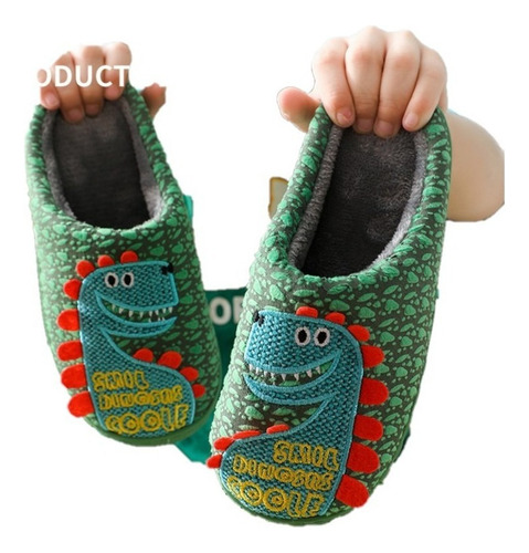 Bonitas Zapatillas Con Forma De Dinosaurio Para Niños Cómodo