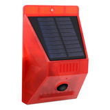 Sensor De Movimiento De Alarma De Luz Y Sonido Solar 8 Led