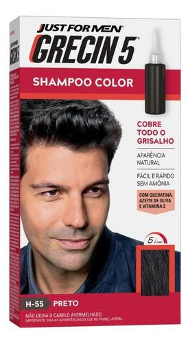 Tonalizante Grecin 5 Shampoo Color 60 Ml Escolha Sua Cor
