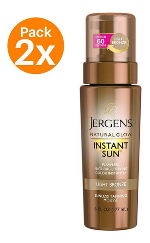 Jergens Mousse Autobronceante Instantaneo T.medio 177ml Pack