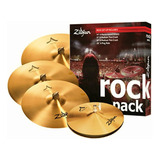 Zildjian A Rock Paquete De Platillos Naturales, 14 Pulgadas,