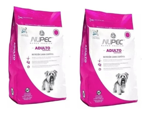 Alimento Nupec Adulto Razas Pequeñas 2 Bultos  De 8 Kg C/u