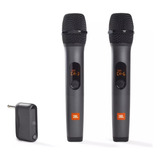 Jbl Sistema Inalámbrico 2  Micrófonos  Receptor Doble Canal 