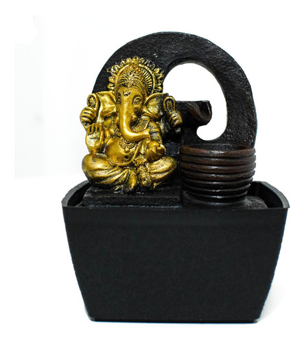 Fuente De Agua Buda Ganesha Cascada Zen Con Luz Led Motor