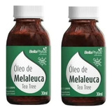 2 Oleo Melaleuca 30ml Fungos Unhas Acnes Caspa Coceiras Pele