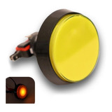 Botão Para Fliperama Arcade 60mm De Diâmetro Iluminado Led