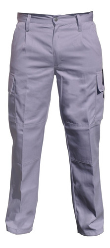 Pantalón De Gabardina Gris Terbrin