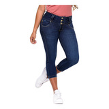 Jean Colombiano Capri (push Up) - T6222