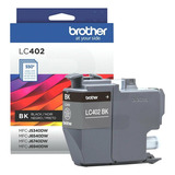 Tinta Brother Lc402 Bk Negra Original Mfc-j6740dw  550 Pág.