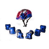 Set Infantil Casco + Protecciones Nuevo & Original Hook