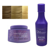 Pack Shampoo + Crema Matizador Violeta Salonex 500ml