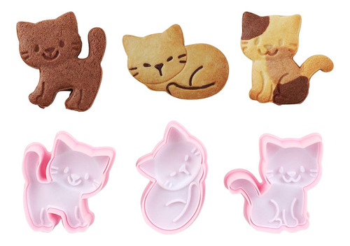 Juego De Moldes Para Galletas Con Forma De Gato, Juego De Se