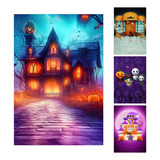 Painel Vertical 1,5x2,2 - Halloween - Vários Temas