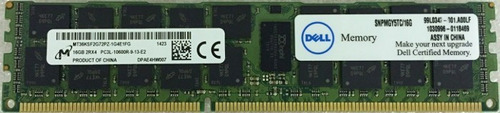 Memoria Dell Servidor 16gb Snpmgy5tc/16g Rdimm Ddr3 1333mhz