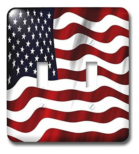 3drose Lsp A Close Up De Un Wavy Bandera Americana 