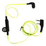 Auriculares Pp Estilo Fideo Verde Con Conector K Para Kenwoo