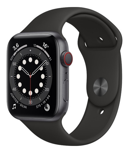 Apple Watch  Series 6 (gps+cellular) Cinza-espacial De 44 Mm