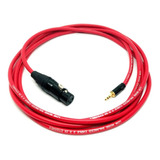 Cable Mini Plug 3.5 A Xlr Hembra De 20 Metros