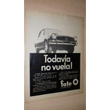 P426 Clipping Publicidad Neumaticos Fate Año 1968