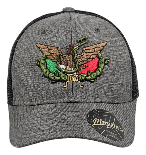Gorra Vaquera Monchos Caps Bordada Águila Antigua 3d