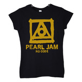 Polera Mujer Pearl Jam No Code Rock Abominatron