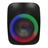 Bocina Grande Bluetooth 8 Pulgadas Luz Led Rgb De Colores 
