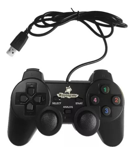 Joystick Mando Usb Pc Analógico Game Pad Pc Nippon Game