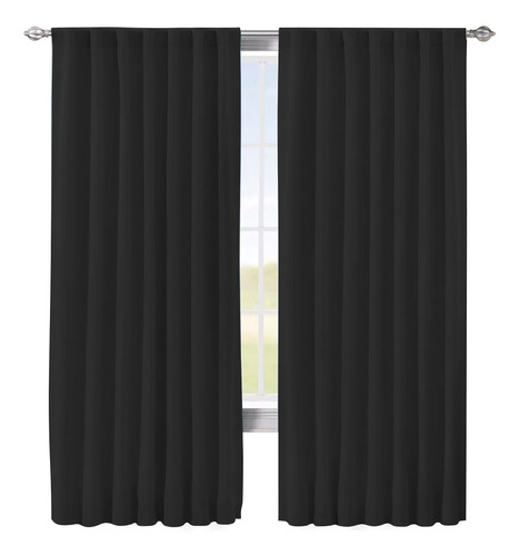 Cortinas De Tela Black Out 2 Paños Kuchen