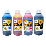 Pack 4 Tintas Dye Universal Para Impresora Calidad Premium 