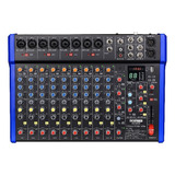 Mixer Consola De Sonido Moon Mx10pro  Con Interfaz