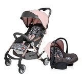 Cochecito De Paseo Carestino Travel System Cici Con Huevito Co015-az Rosa