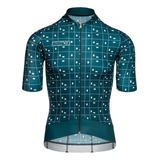 Jersey Ciclismo Bioracer Epic Hombre Bit Map Petrol