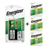 Combo Cargador Energizer Maxi + 2 Pilas Aa + 6 Pilas Aaa Rec